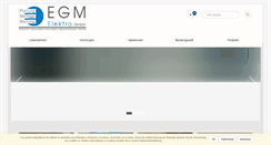 Desktop Screenshot of egm-elektro.de